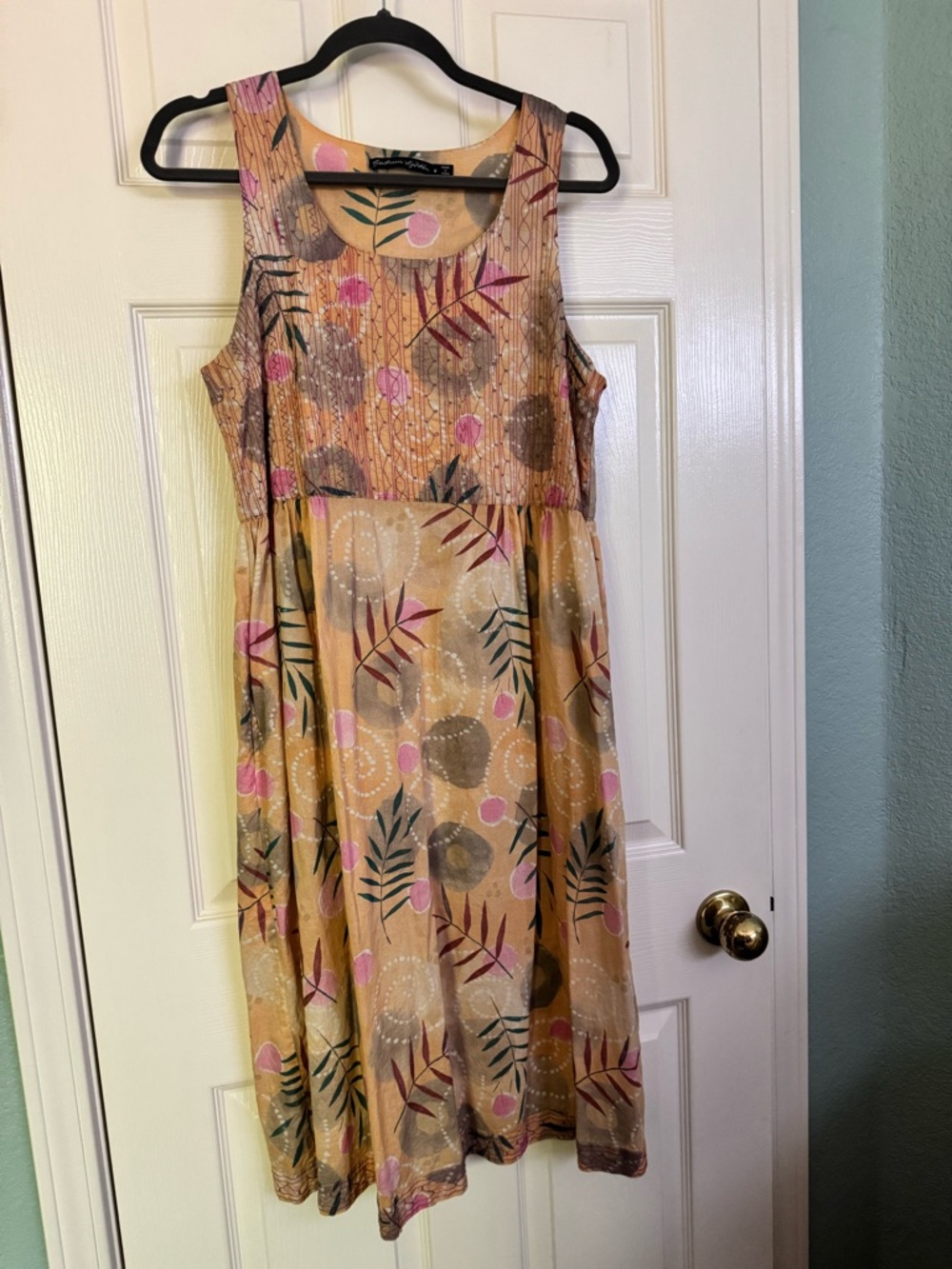 Gudrun Sjöden Floral Print Sleeveless Midi Dress